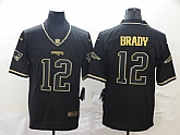 Nike Patriots 12 Tom Brady Black Gold Throwback Vapor Untouchable Limited Jersey,baseball caps,new era cap wholesale,wholesale hats